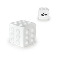 Cubo antistress da 55 mm bianco